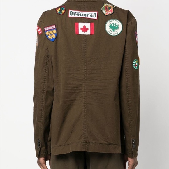 Brand New authentic Dsquared2 military patched Bob Marley jacket - Picture 6 of 17